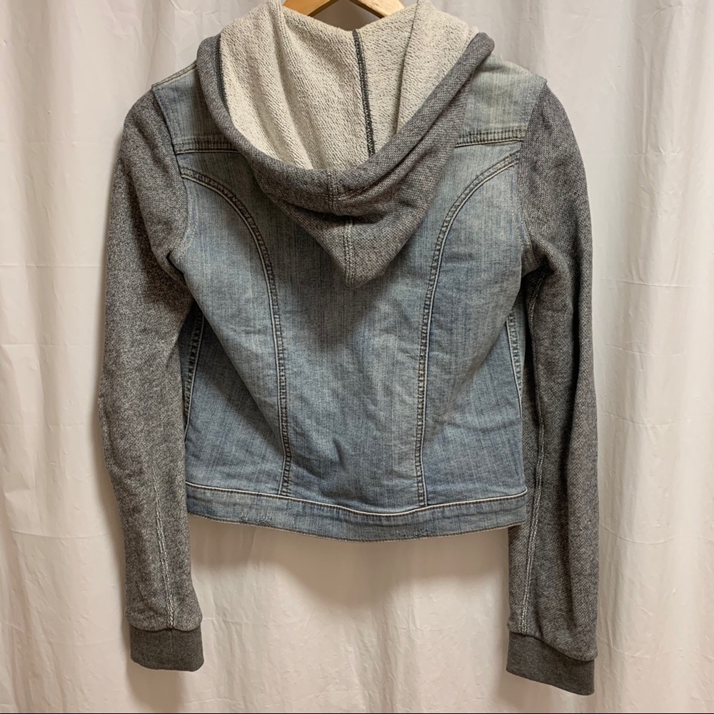 Bootlegger Denim Jacket Sweater Hoodie Small - Picture 10 of 11